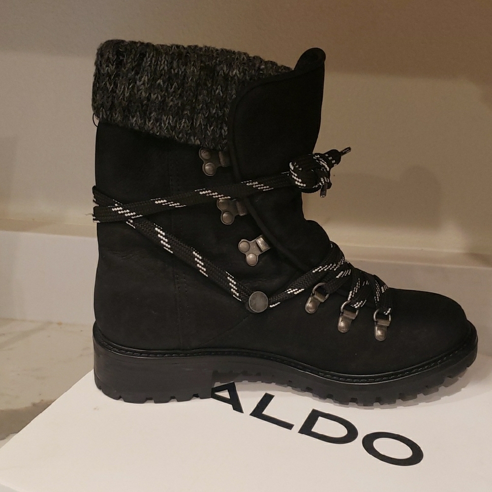 Aldo Black Winter Boots nwt - Picture 2 of 3